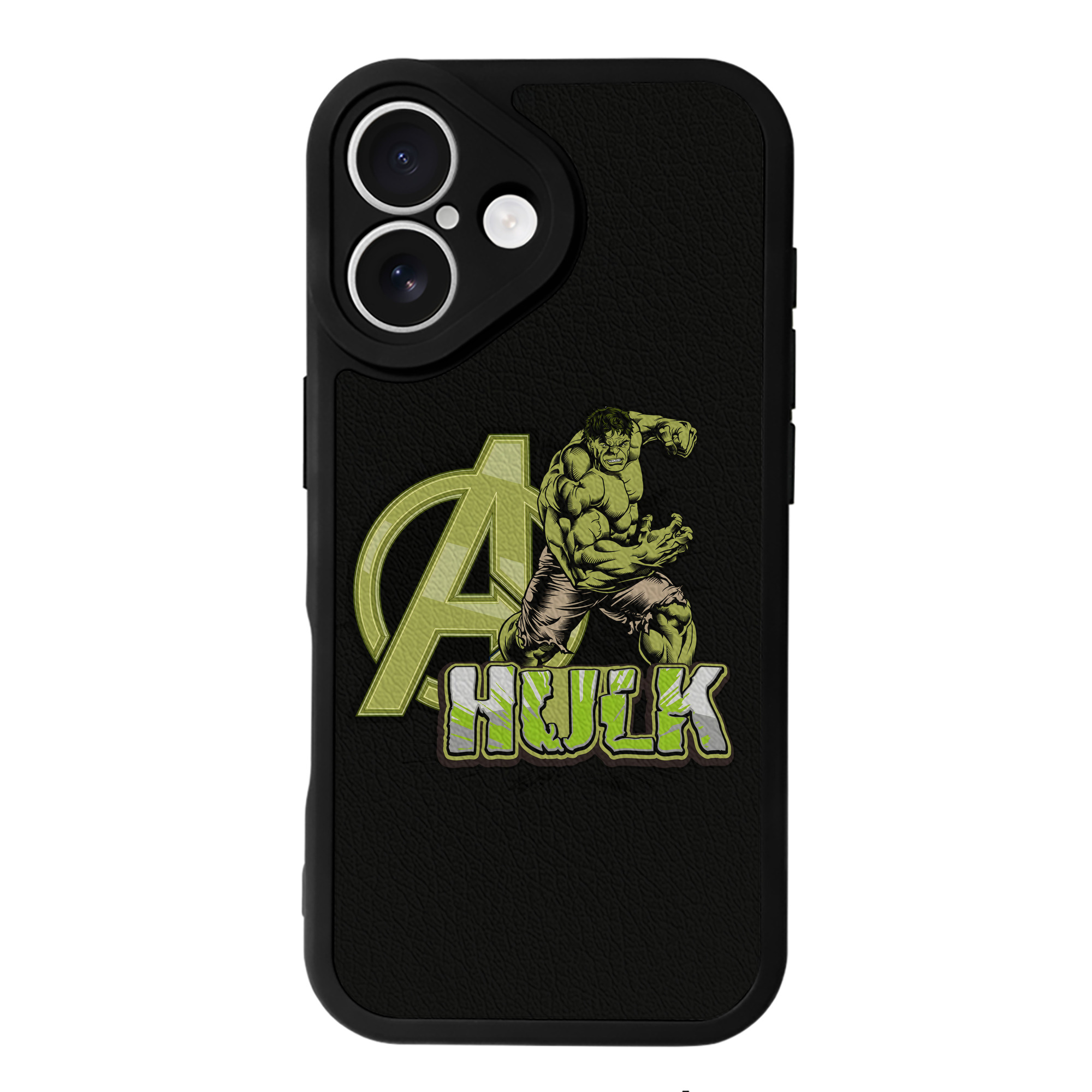 （画像用） アベンジャーズ The Avengers 【iPhone 16シリーズ対応】シリコンスマホケース（レザー調） 材質：シリコン